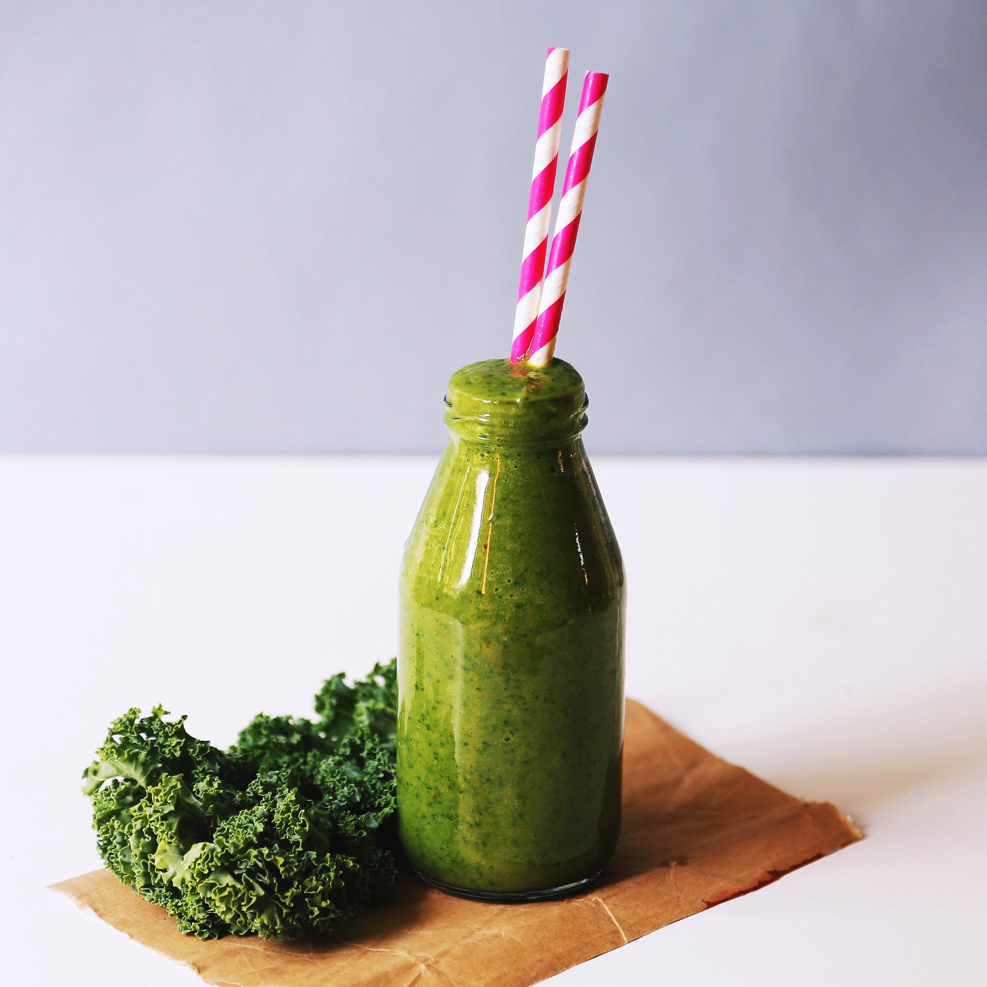 Nutritious Avocado and Spinach Hair Health Smoothie