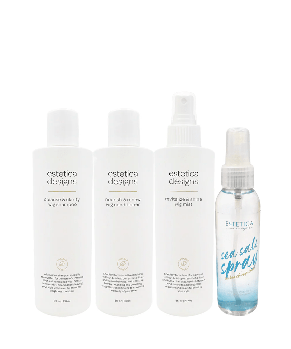 Estetica Hair Care Kit – 4 Piece - Enhanced Hair - Wig Care - Estetica