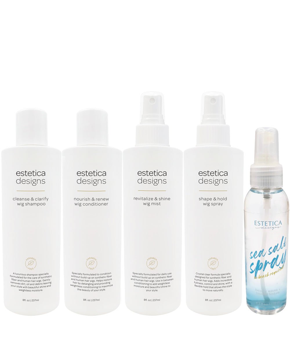 Estetica Hair Care Kit – 5 Piece - Enhanced Hair - Wig Care - Estetica