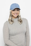 Denim Wavy Hat - Enhanced Hair - Hair Piece - Henry Margu
