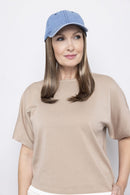 Denim Long Hat - Enhanced Hair - Hair Piece - Henry Margu