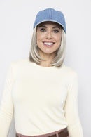 Denim Classic Hat - Enhanced Hair - Hair Piece - Henry Margu