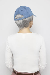 Denim Tapered Hat - Enhanced Hair - Hair Piece - Henry Margu