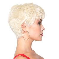 Brushed Pixie wig by TressAllure – styled on model
