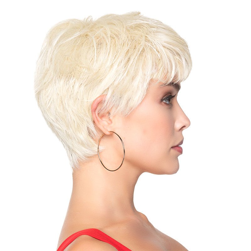 Brushed Pixie wig by TressAllure – styled on model