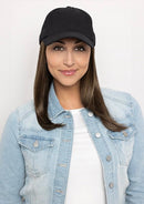 Long Hat Black - Enhanced Hair - Hair Piece - Henry Margu