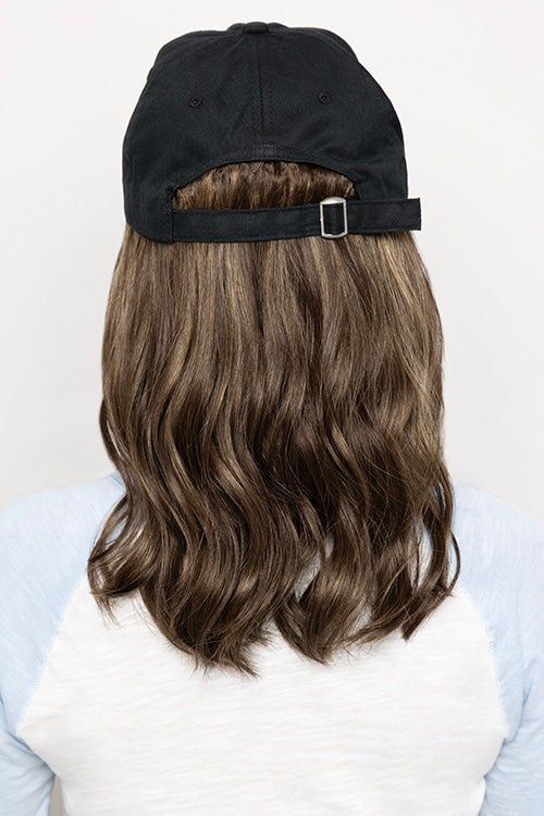 Wavy Hat Black - Enhanced Hair - Hair Piece - Henry Margu