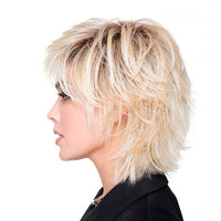 Razor Cut Shag wig by TressAllure – styled on model