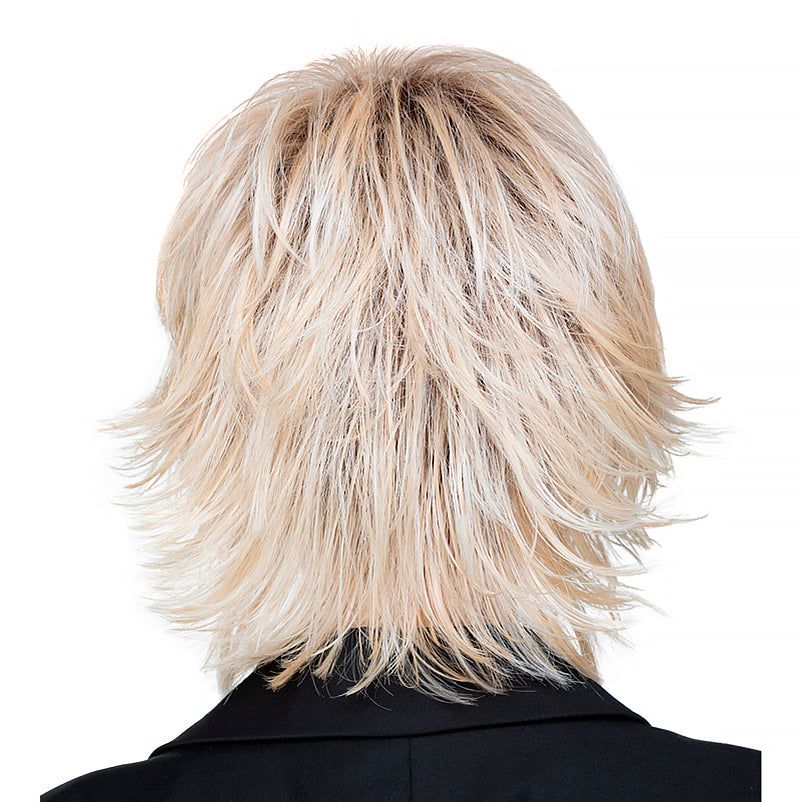 Razor Cut Shag wig by TressAllure – styled on model