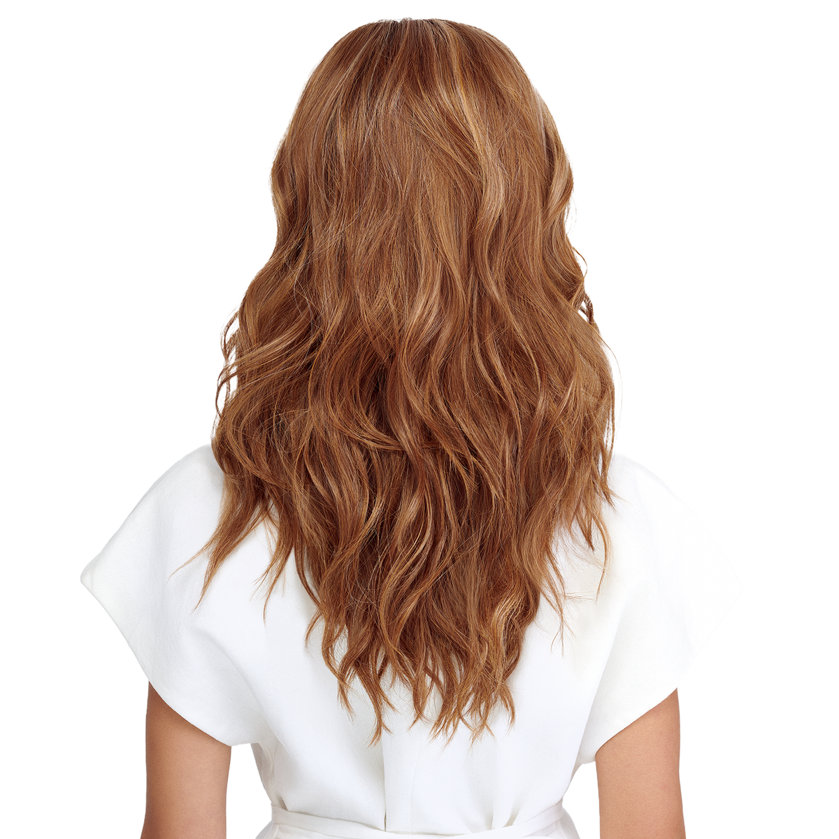 California Beach Waves wig by TressAllure – back view