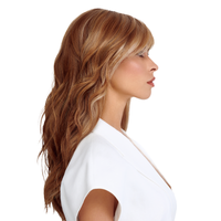 California Beach Waves wig by TressAllure – side view