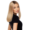 Sheer Top hair topper by TressAllure – side view