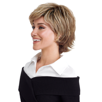 Short Shag wig by TressAllure – three-quarter view